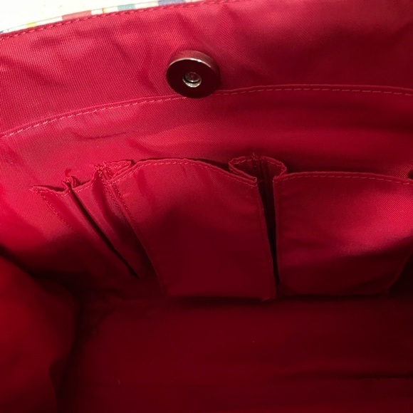 Preston & York Red and Blue Plaid Purse - Picture 8 of 12